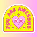 You Are Awesome – Die Cut Sticker