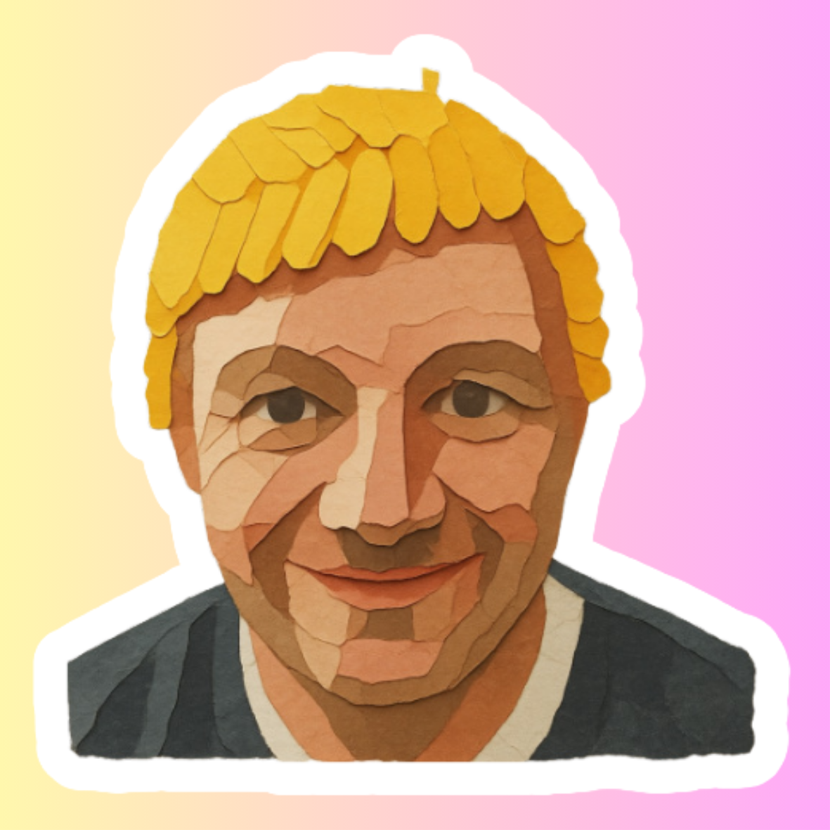 Bob Mortimer Wotsits – Die Cut Sticker