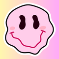 Trippy Smiley – Die Cut Sticker