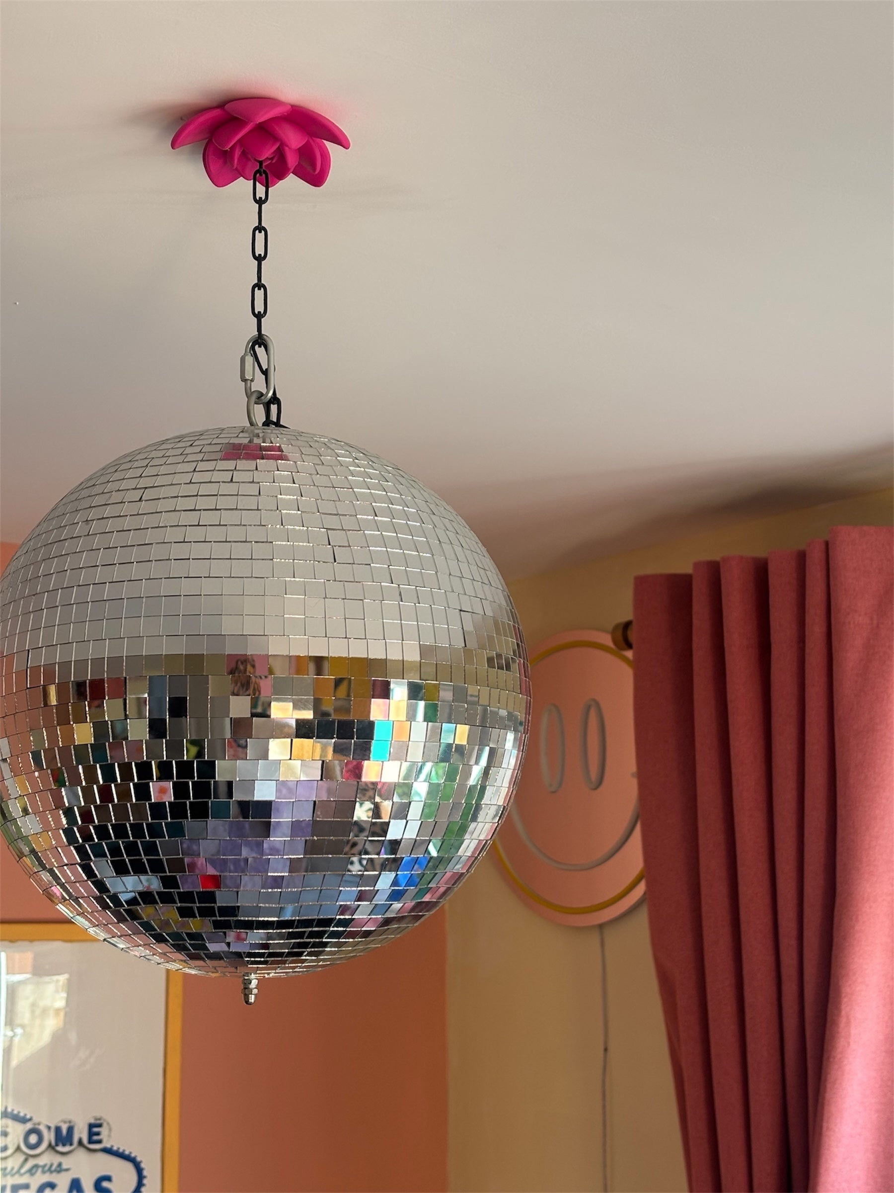 Decorative Water Lily Ceiling Rose For Disco Ball