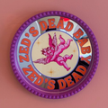 'Zed’s Dead Baby, Zed's Dead' - Decorative framed mirror
