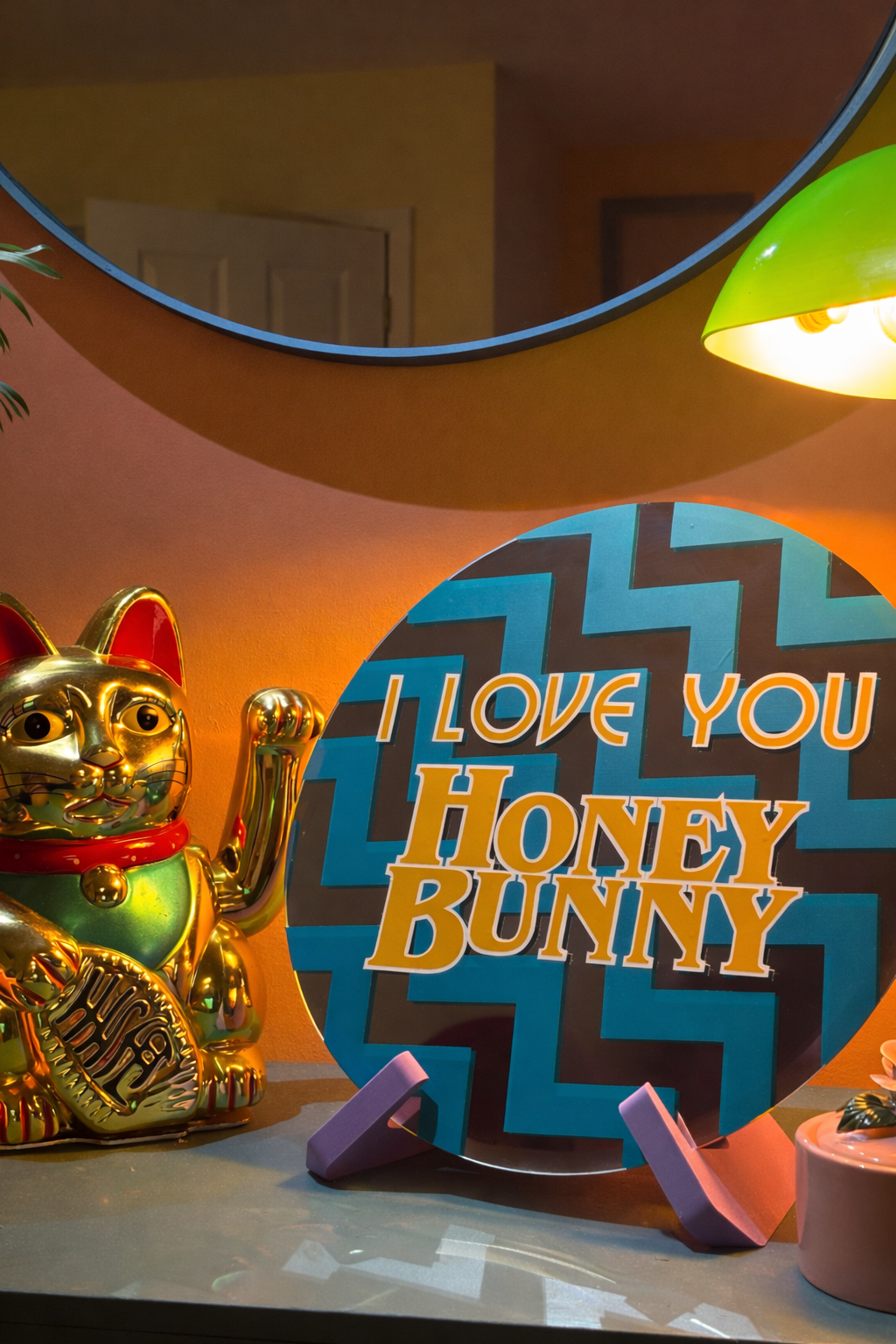 'I Love You Honey Bunny' Decorative Mirror